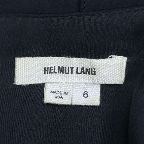 Helmut Lang Flash Draped Twist Sheath Dress Sz 6 Sleeveless Lagenlook Goth - Picture 14 of 16